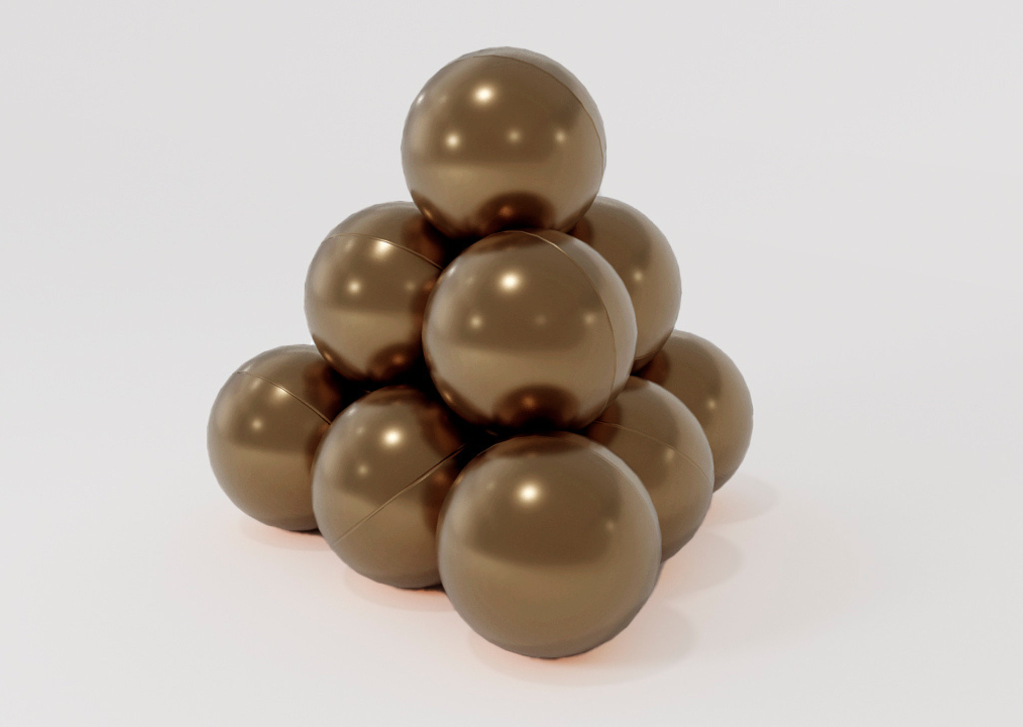 Бронзовые шарики для сухого бассейна