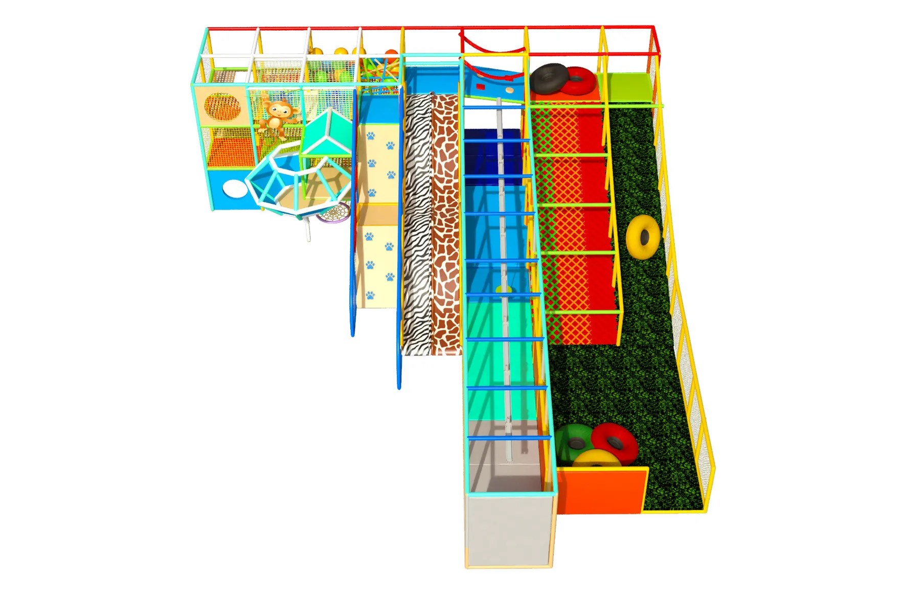 Детский игровой лабиринт «Monkey Move»