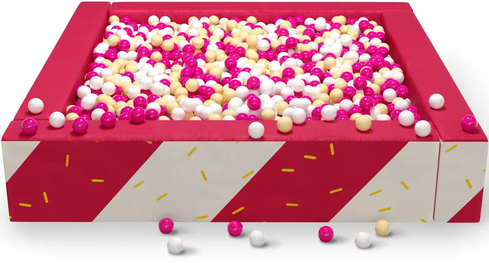 Cухой бассейн квадратный с УФ печатью «Candy»
