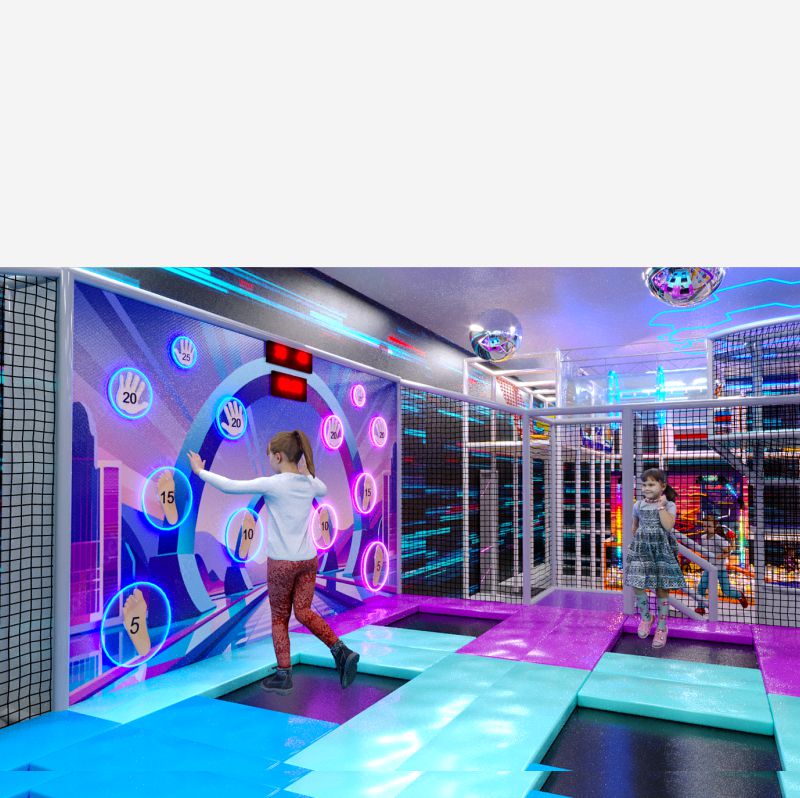 Батутные комплексы до 50 м