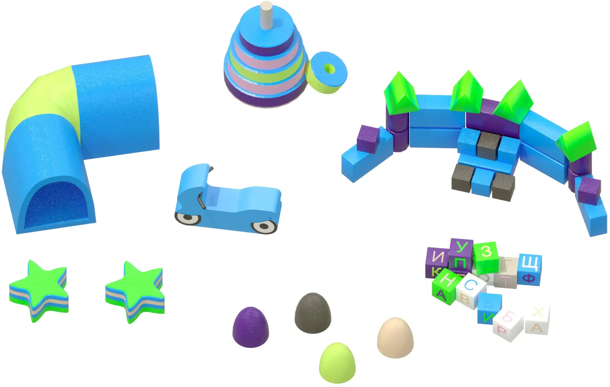 Комплект мягких модулей «Блу-Драйв»