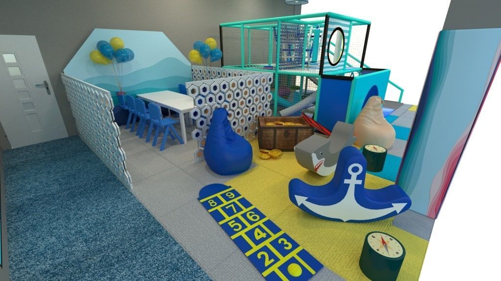 Детская игровая комната Морской залив