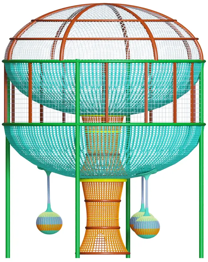 Плетеный игровой комплекс «Модус»