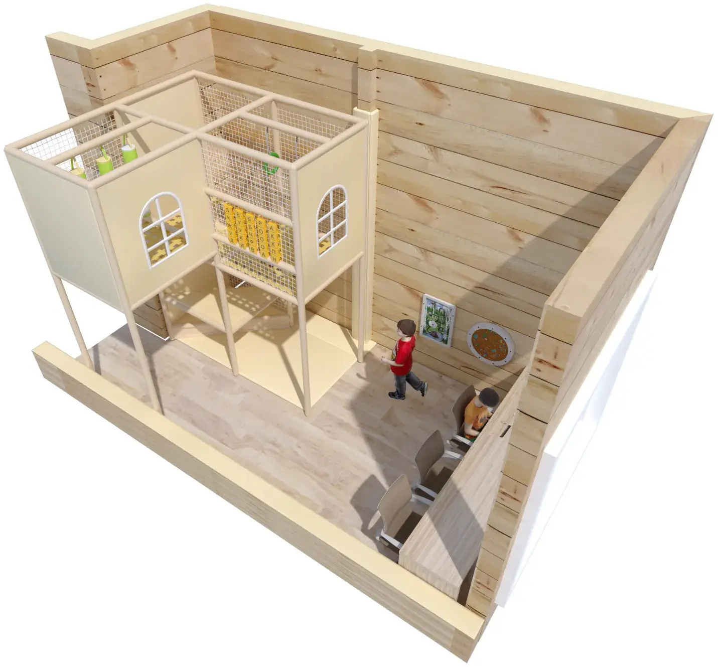 Детский игровой лабиринт для ресторана «Дом чудес»