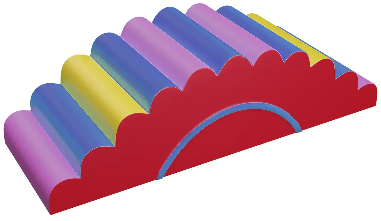 Пряничный мостик для сухого бассейна