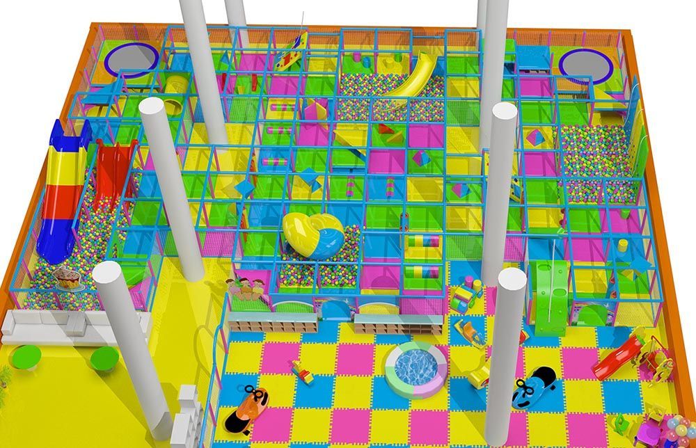 Детский игровой лабиринт Игрушечный дом