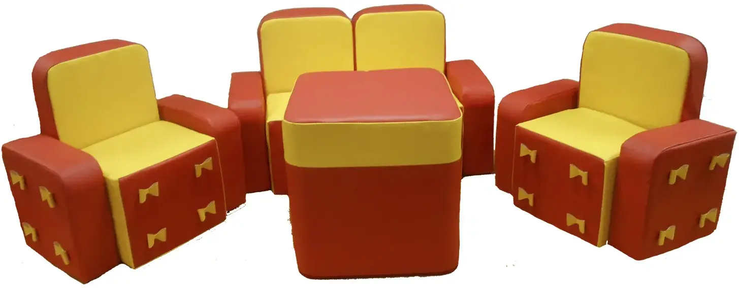 Комплект мягконабивной мебели «Бантик»