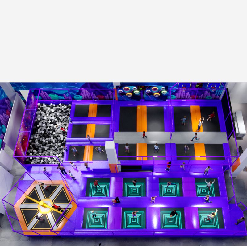 Батутные арены от 50 м