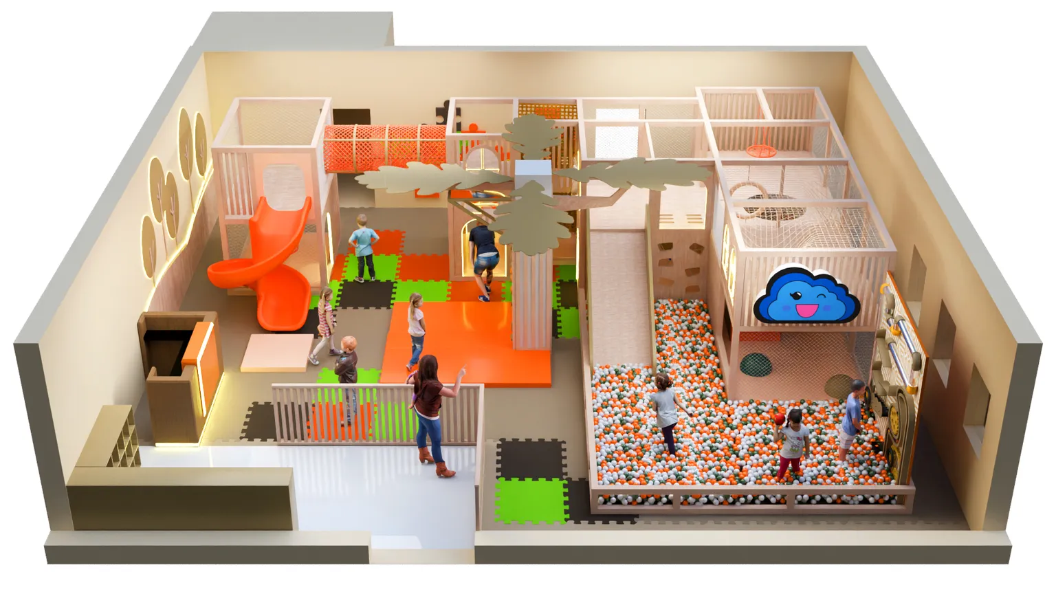 Детская игровая комната «Мир под деревом»