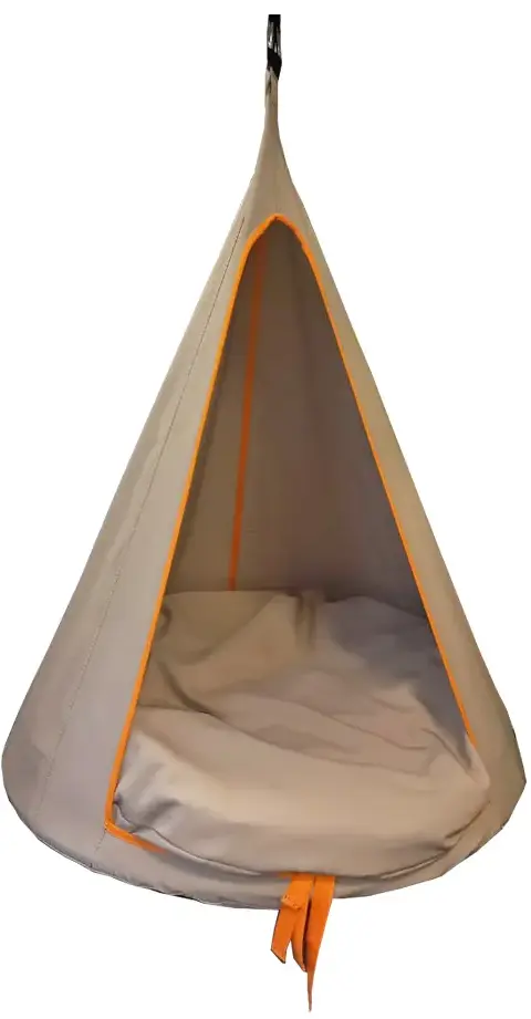 Кресло «Капля» с кольцом из габардина