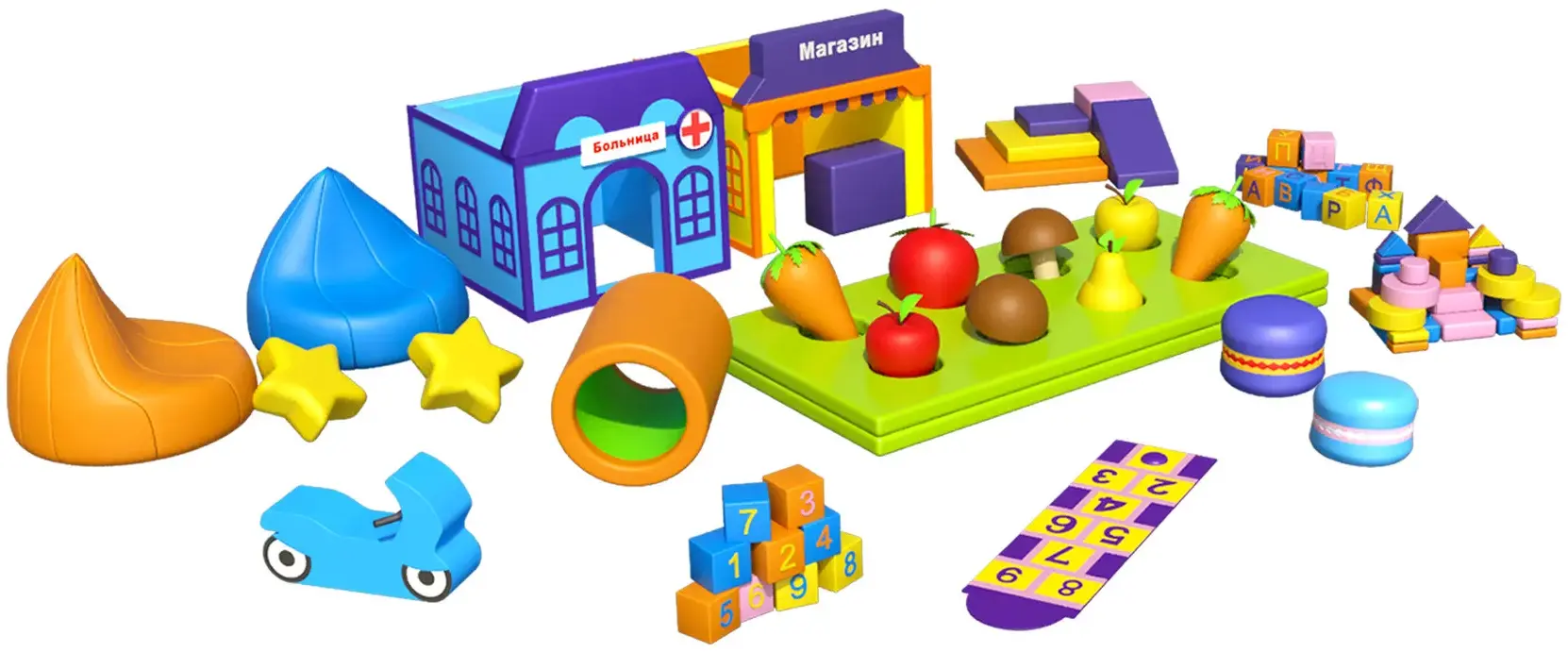 Комплект мягких модулей «Маркет»