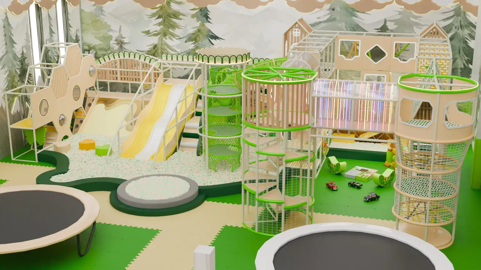 Детский игровой лабиринт «Эко-городок»