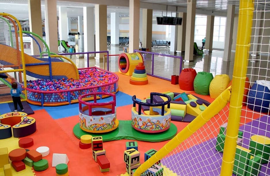 Детская игровая комната в здании аэропорта Кольцово.