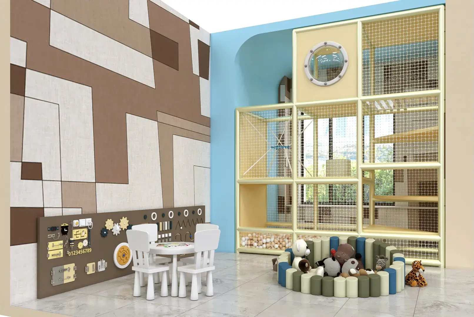 Детский игровой лабиринт для ЖК «Уютный этаж»