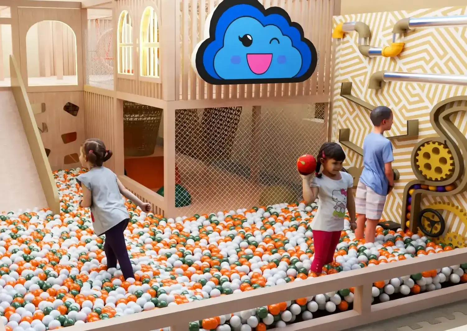 Настенный шарожор «Облачко»