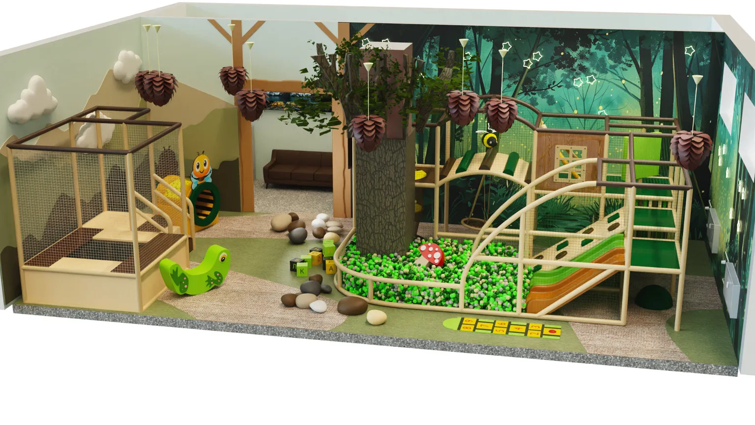 Детский игровая комната «Шишкин лес»