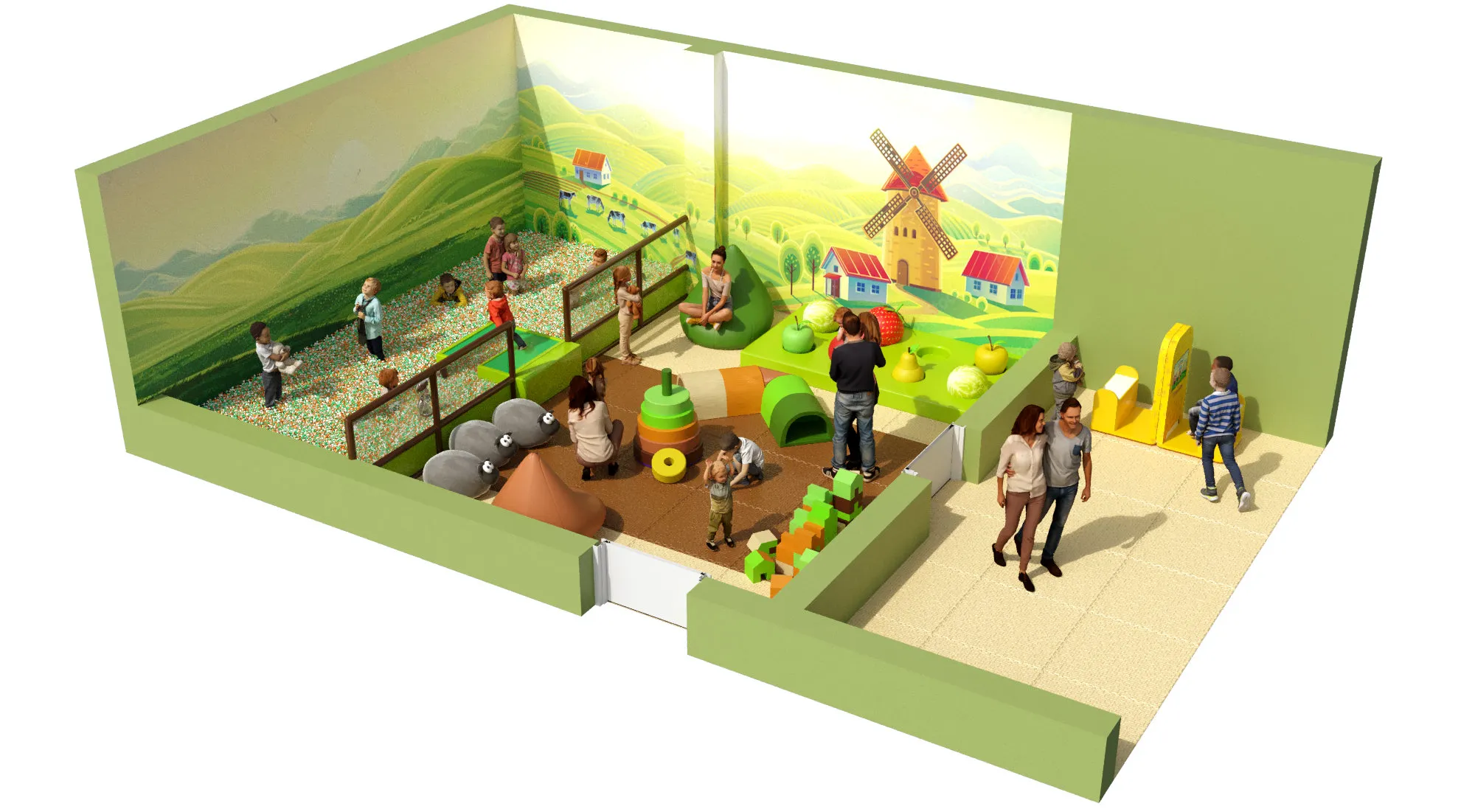 Игровая комната «Уютный дворик»