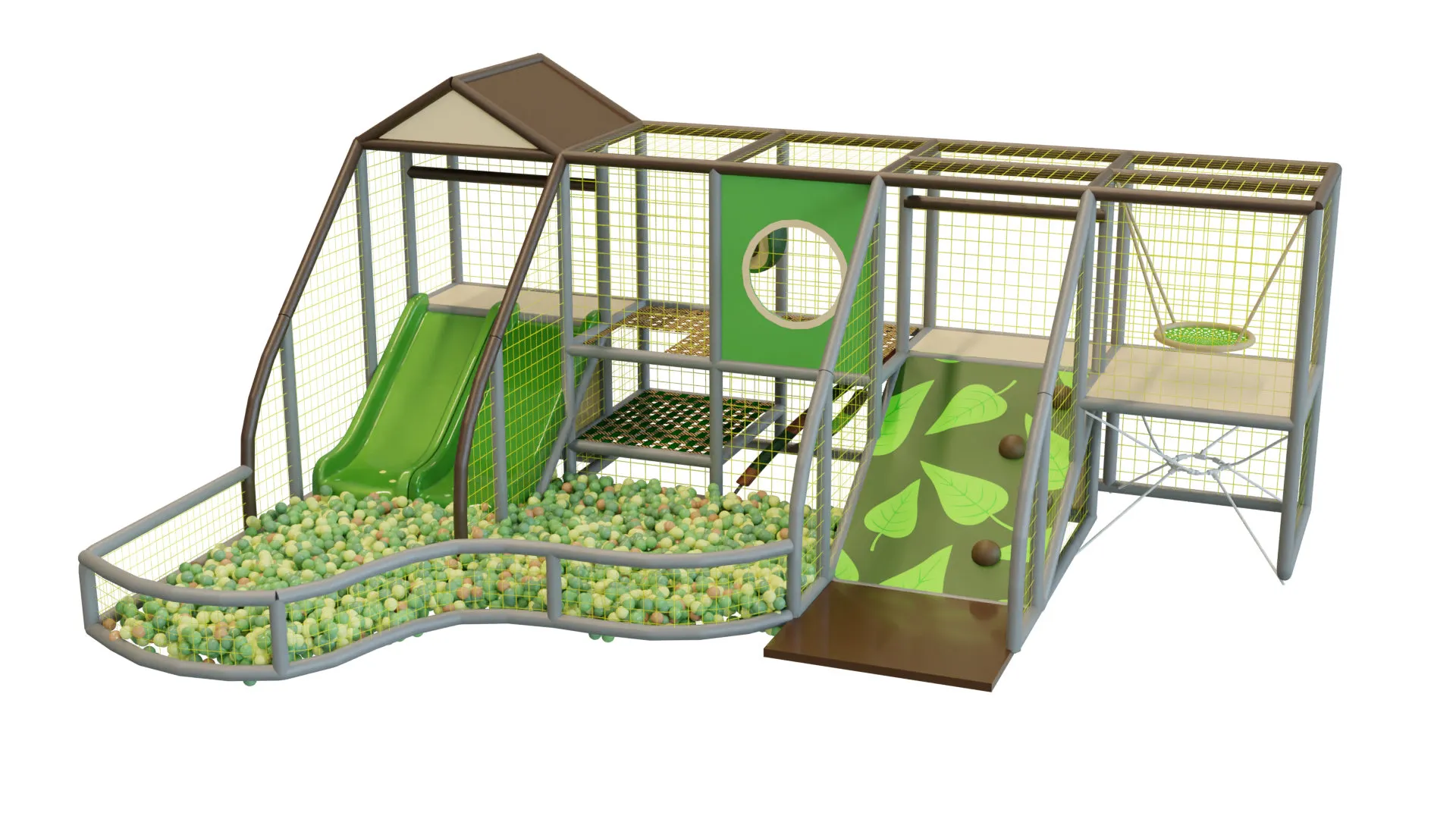 Детский игровой лабиринт «Листик»