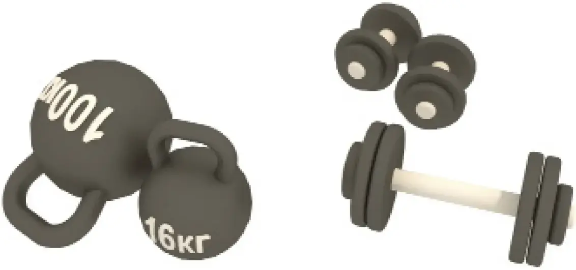 Игровой набор «Гири, штанги»