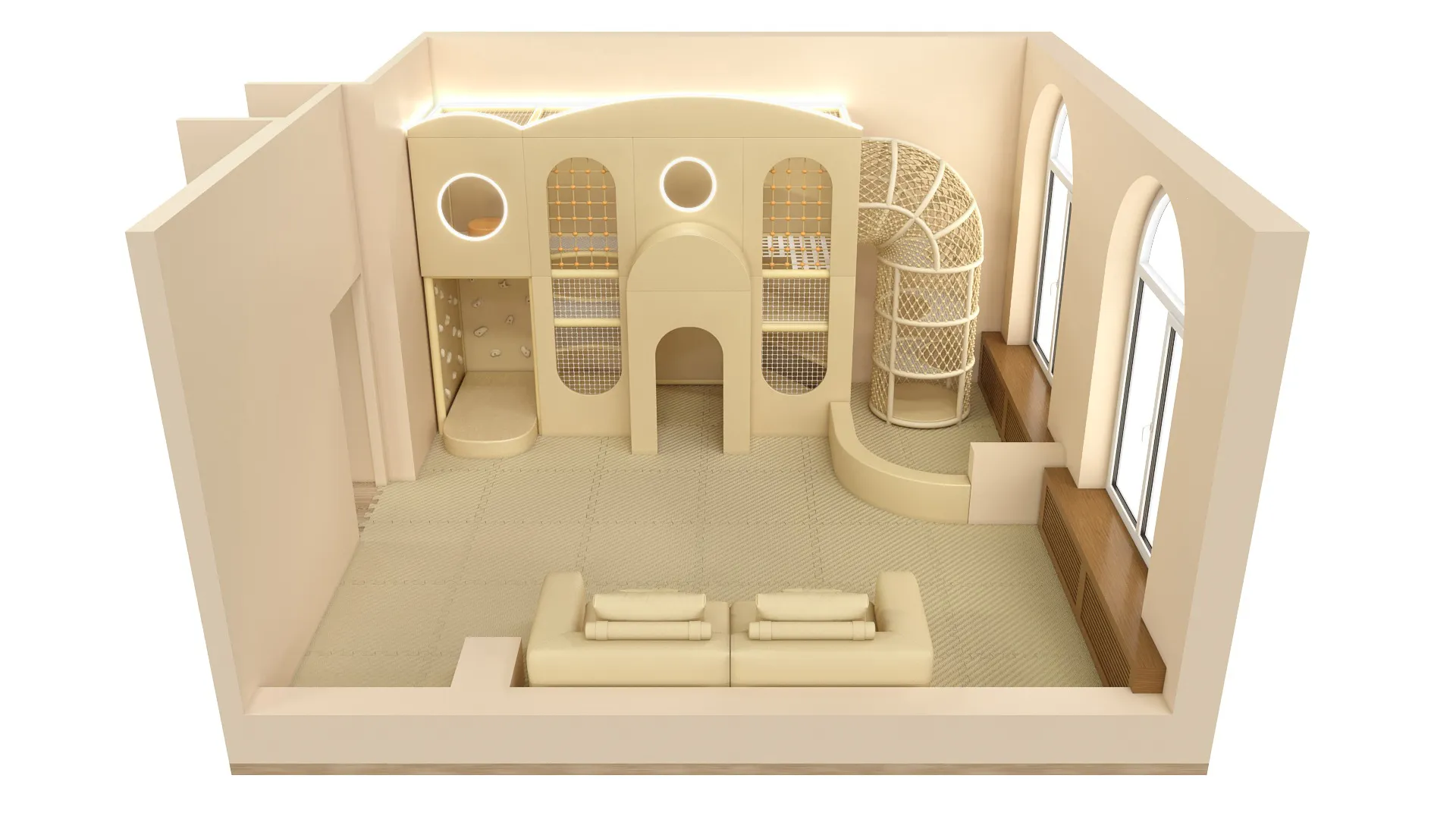 Детский игровой лабиринт для ЖК «Тихий замок»