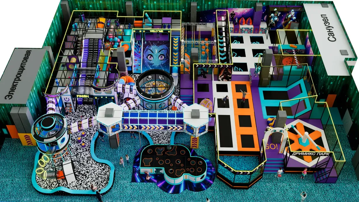 [1] В Самаре открылся развлекательный центр «Дримикс» — 850 м² космического киберпанка