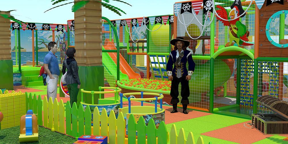 Детский игровой комплекс МЕГА Джунгли с Пиратами