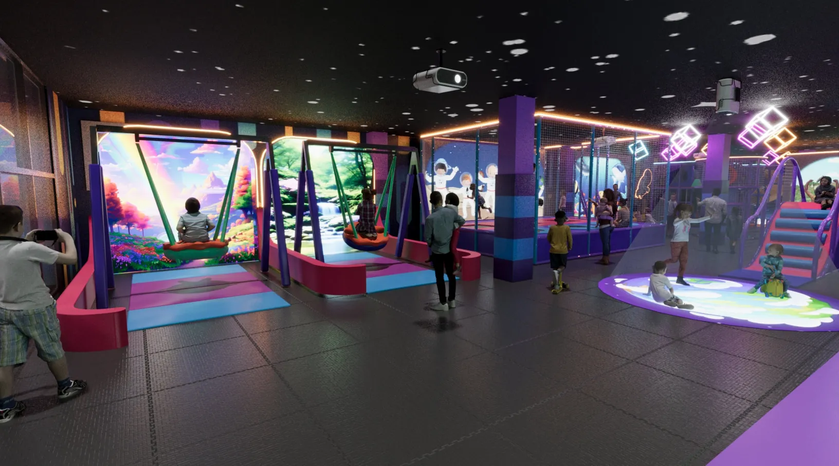 Семейный центр «Квантум Парк» в трендовом дизайне