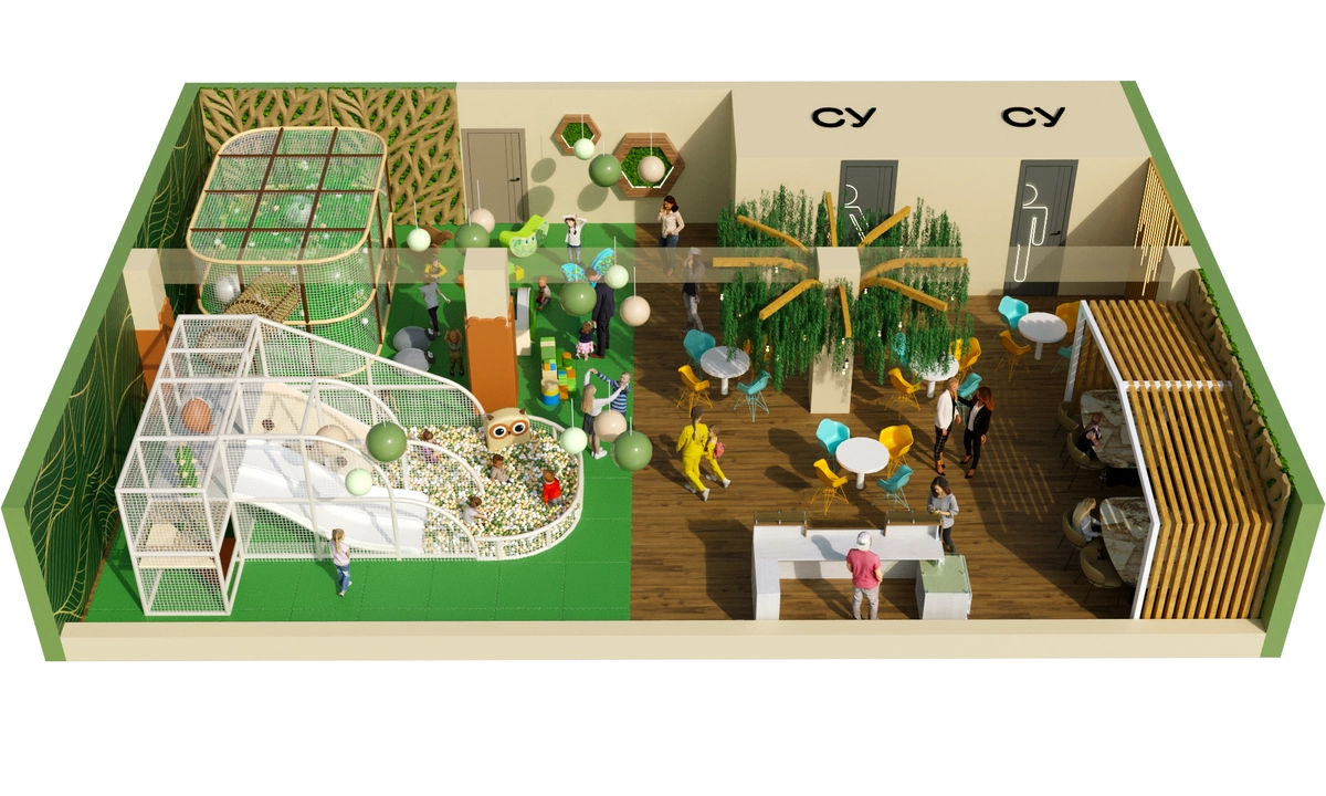 Детская игровая комната «Магический лес»