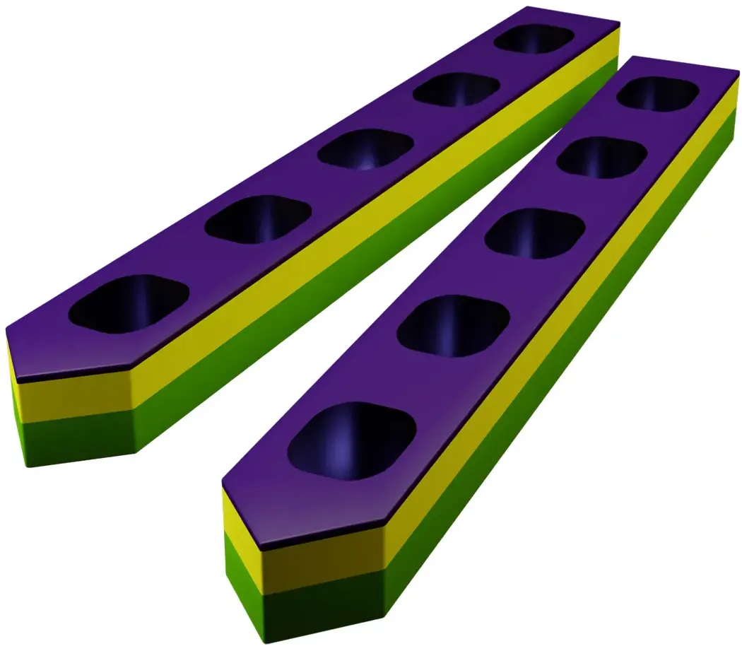 Комплект игровых лыж для эстафеты