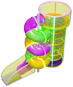 Вязаный улей «Спираль»