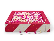 Cухой бассейн квадратный с УФ печатью «Candy»