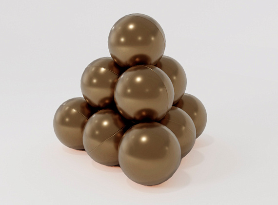 Бронзовые шарики для сухого бассейна