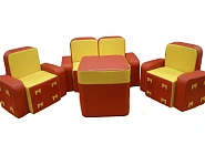 Комплект мягконабивной мебели «Бантик»