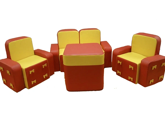 Комплект мягконабивной мебели «Бантик»