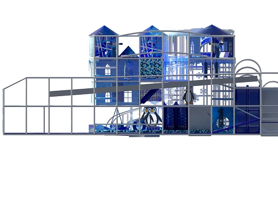 Детский игровой лабиринт «Снежные Башни» Фото 2