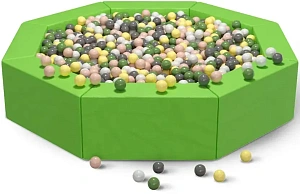 Сухой бассейн восьмигранник «Зеленый»