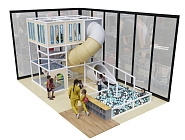 Детский игровой лабиринт для ЖК «Прыжок в шары»