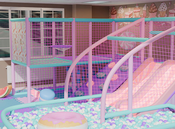 Детский игровой лабиринт Конфетка 2 Фото 2