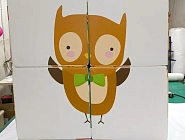 Набор кубиков «Собери рисунок» с аппликацией Фото 4