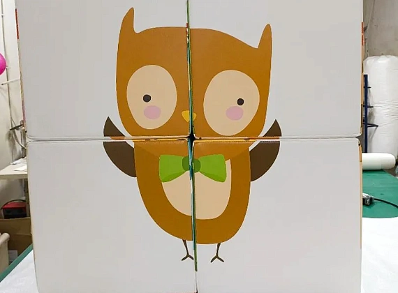 Набор кубиков «Собери рисунок» с аппликацией Фото 4