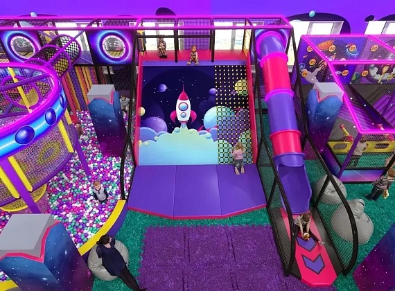 Детский игровой лабиринт «Ракета» Фото 1