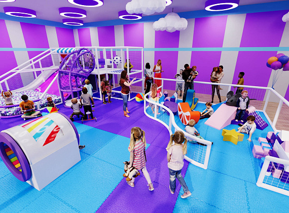 Детская игровая комната «Фиолетик» Фото 1