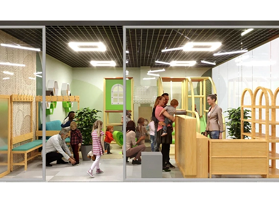 Детский игровой лабиринт для ресторана «Зелёный домик» Фото 2