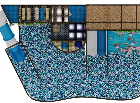 Детский игровой лабиринт «Ханами» Фото 4