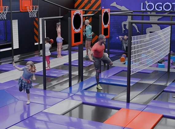 Интерактивная стена «Аэрострайк»