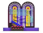 Интерактивная пневмостена «Пульс» Фото 1