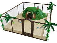 Песочница с холмом Фото 1