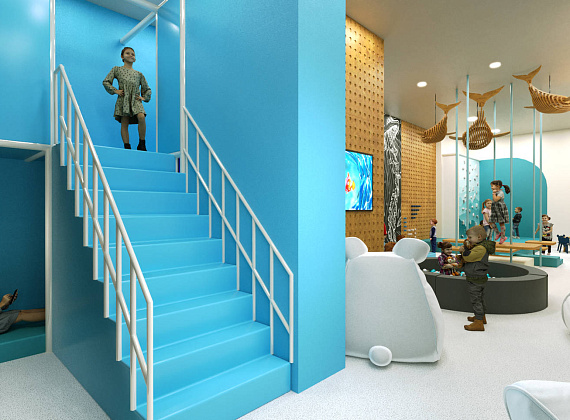 Детский игровой лабиринт для ЖК «Медузия» Фото 3