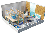 Детский игровой лабиринт для ЖК «Синее небо» Фото 1