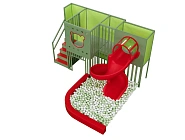 Детский игровой лабиринт для кафе «Городок» Фото 3